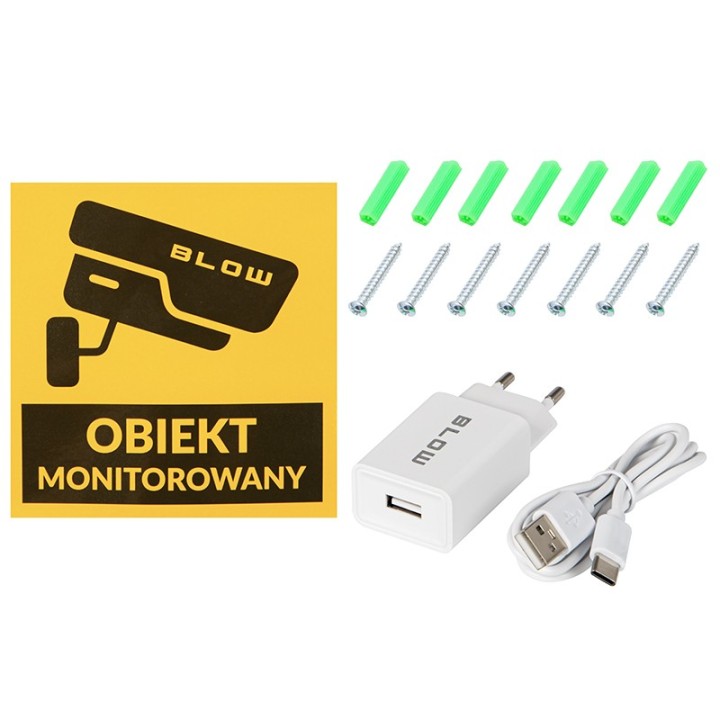 Kamera BLOW WiFi PTZ 4MP H-384 DualLens solarna z akumulatorem