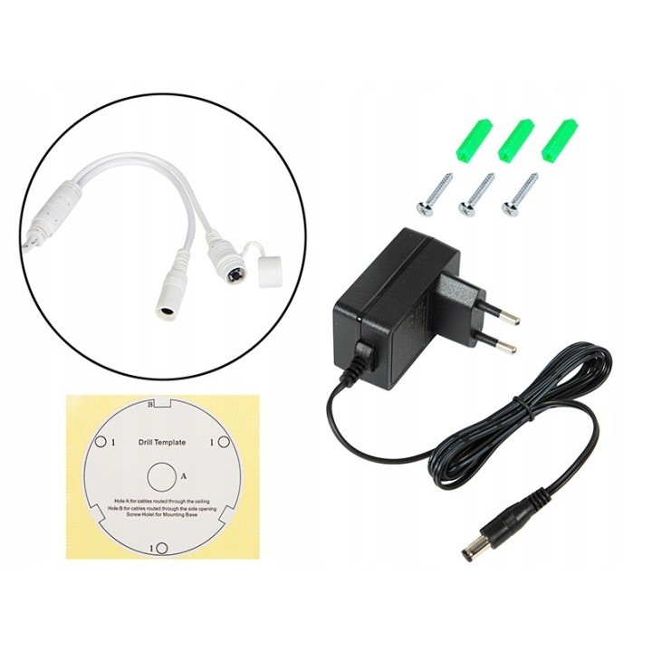 ZESTAW KAMER WIFI 5MPx MONITORING DOMU FIRMY IP66 BLOW z dyskiem 1TB