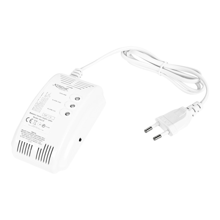 Detektor czujnik czadu i gazu XGC20 230V