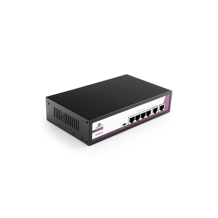 SWITCH 6-portowy 100Mbps POE 65W SP-SF1006P
