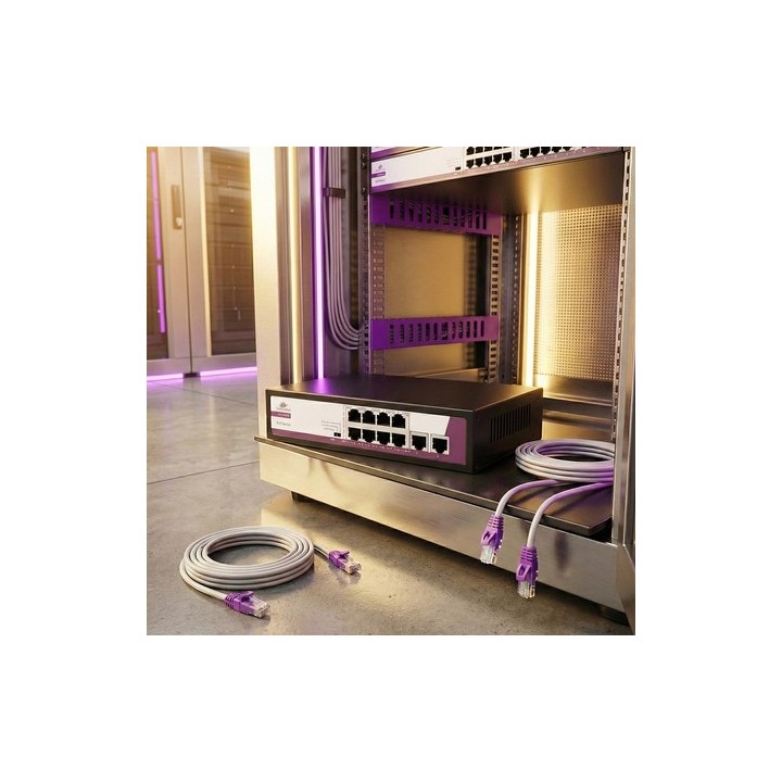 SWITCH 10-portowy 100Mbps POE 120W SP-SF1010P