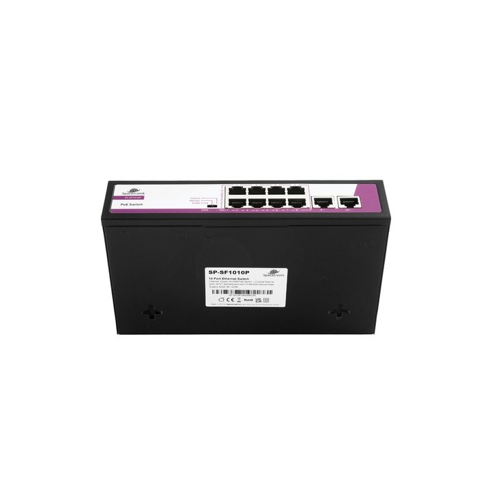 SWITCH 10-portowy 100Mbps POE 120W SP-SF1010P