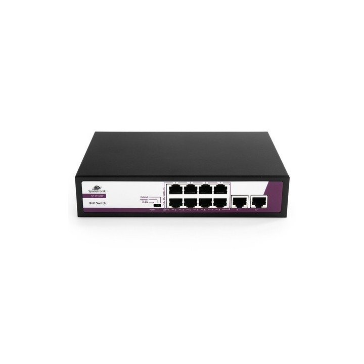 SWITCH 10-portowy 100Mbps POE 120W SP-SF1010P