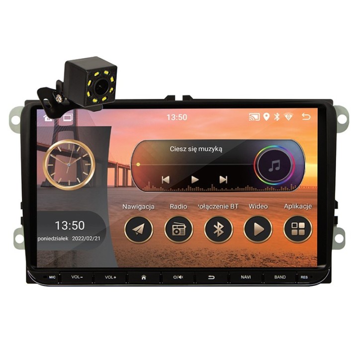 Radio BLOW CP02 2DIN 9" Android/WiFi/GPS/CARPLAY VW/ SKODA/ SEAT