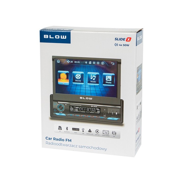 Radio BLOW SlideX RDS/MP3/USB/micro SD/BLUETOOTH