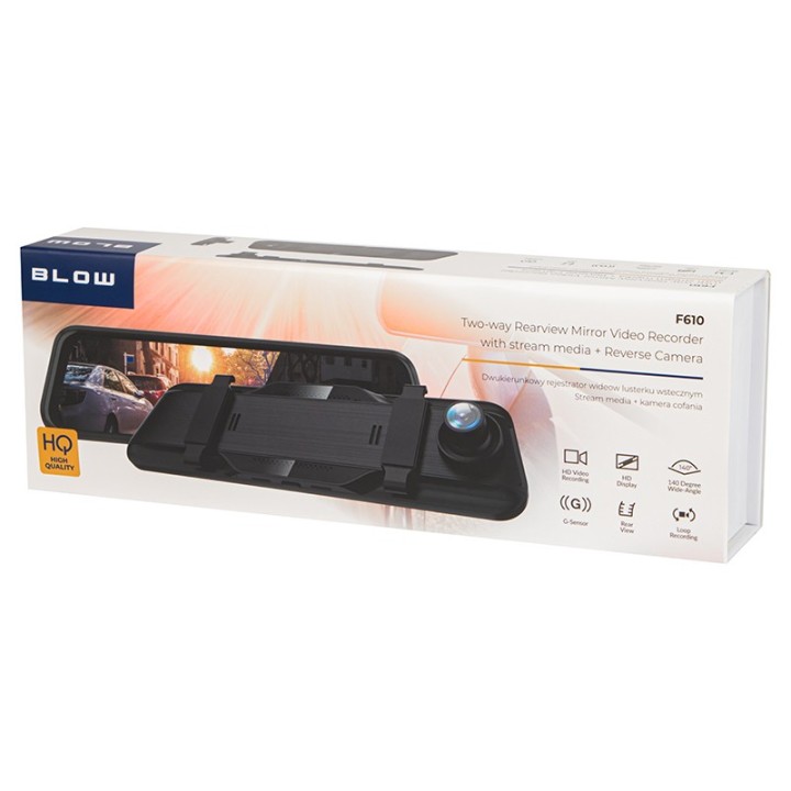 Rejestrator video BLACKBOX DVR F610 BLOW Lusterko