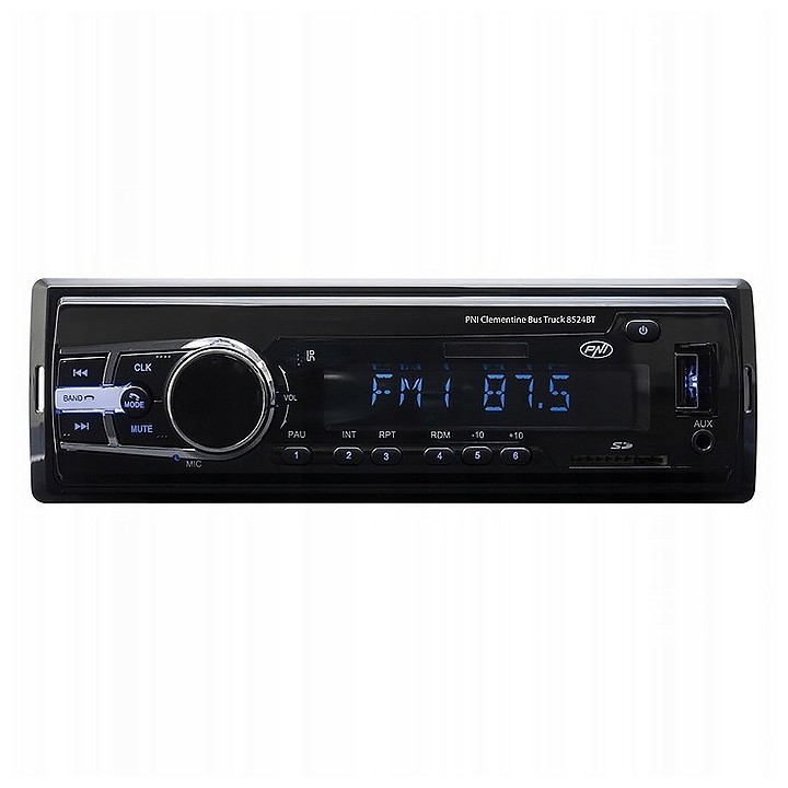 PNI Clementine 8524BT radio samochodowe FM, MP3, bluetooth, pilot - zasilanie 12/24V