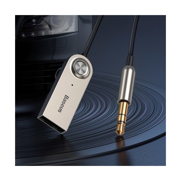 Baseus adapter odbiornik Bluetooth BA01 audio czarny