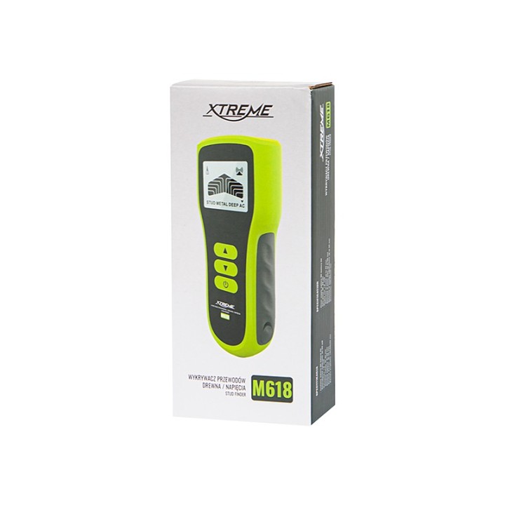Detektor obecności napięcia drewna metalu M618 3w1 XTREME