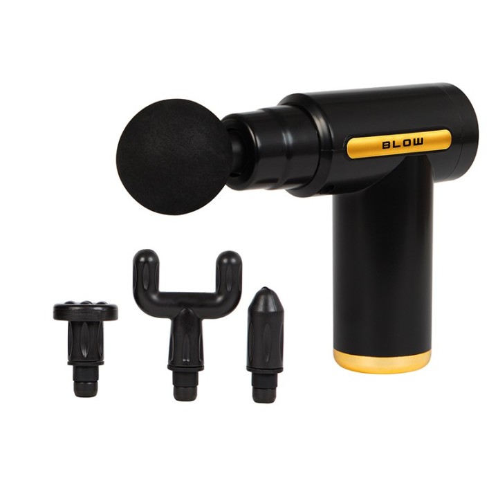 Pistolet do masażu masażer BLOW Wave 3000 + 4 końcówki
