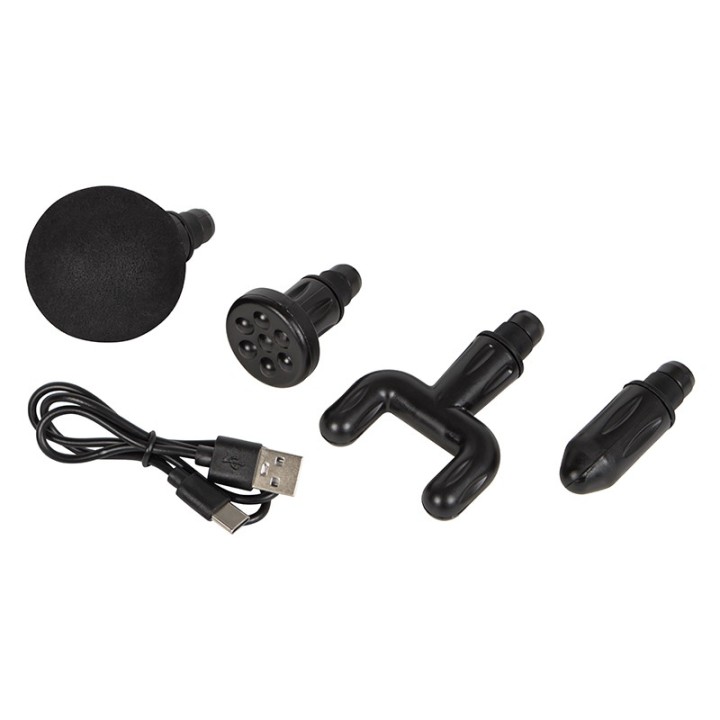 Pistolet do masażu masażer BLOW Wave 3000 + 4 końcówki