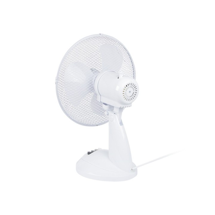 Wentylator biurkowy 12"/30cm 40W BIAŁY