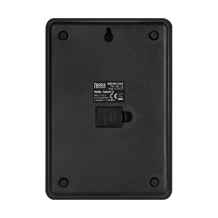 Waga kuchenna szklana czarna