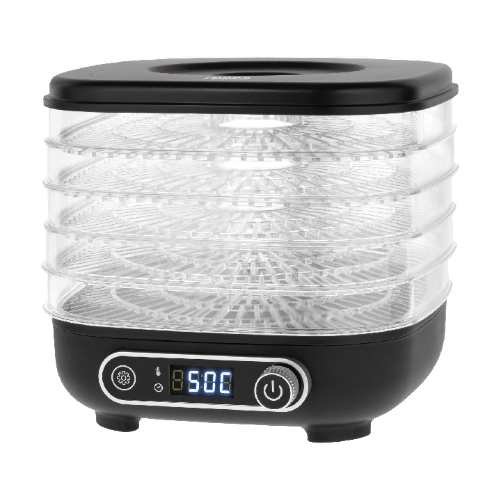 Suszarka do grzybów , warzyw , owoców , 300W , 5 sit , wyświetlacz , termoobieg , TEESA