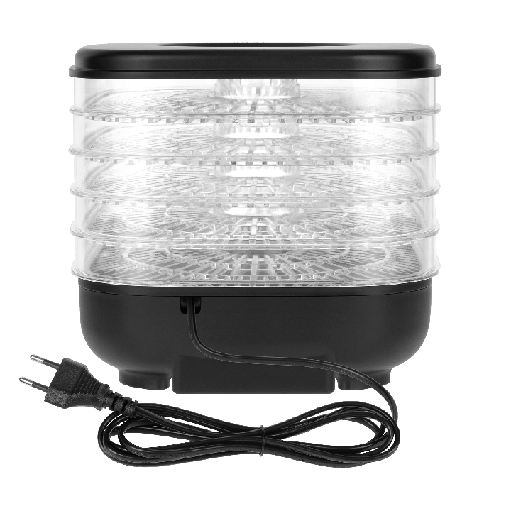 Suszarka do grzybów , warzyw , owoców , 300W , 5 sit , wyświetlacz , termoobieg , TEESA