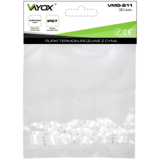 Rurki termokurczliwe z cyną i klejem 0.25-0.34mm 30 szt. VMG-S11 Vayox