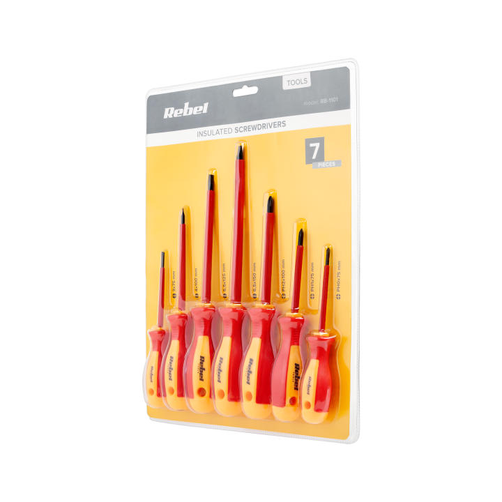 Zestaw śrubokrętów izolowanych 7 szt.