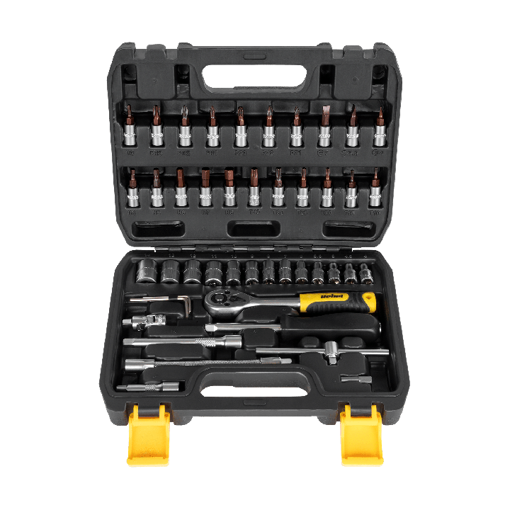 Klucz grzechotka zestaw 46 elementów