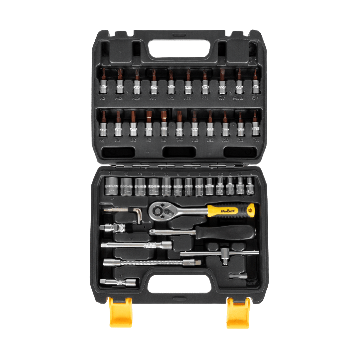 Klucz grzechotka zestaw 46 elementów