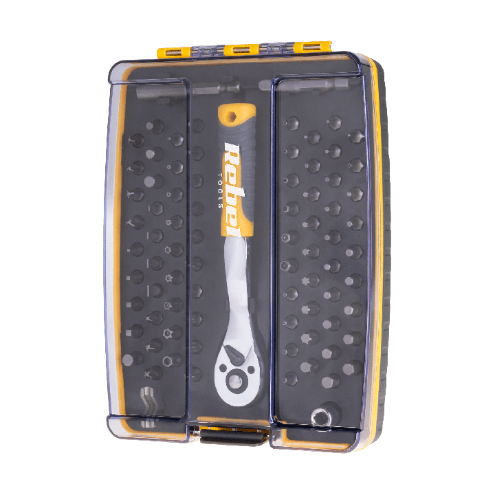 Klucz grzechotka + 80 bitów zestaw Rebel