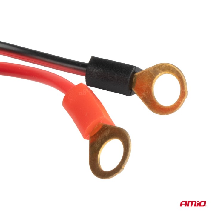 Rozdzielacz rozgałęźnik trójnik zapalniczki + woltmierz ładowarka USB USB-C 12V 24V AMIO-03782