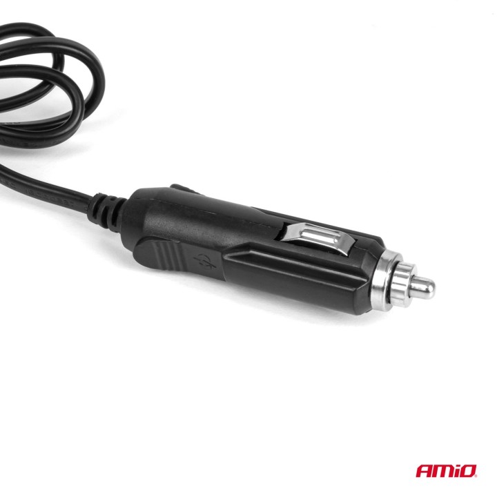 Rozdzielacz gniazda zapalniczki z ładowarką 1x USB-A 1x USB-C QC4.0 12V 24V 120W 80cm