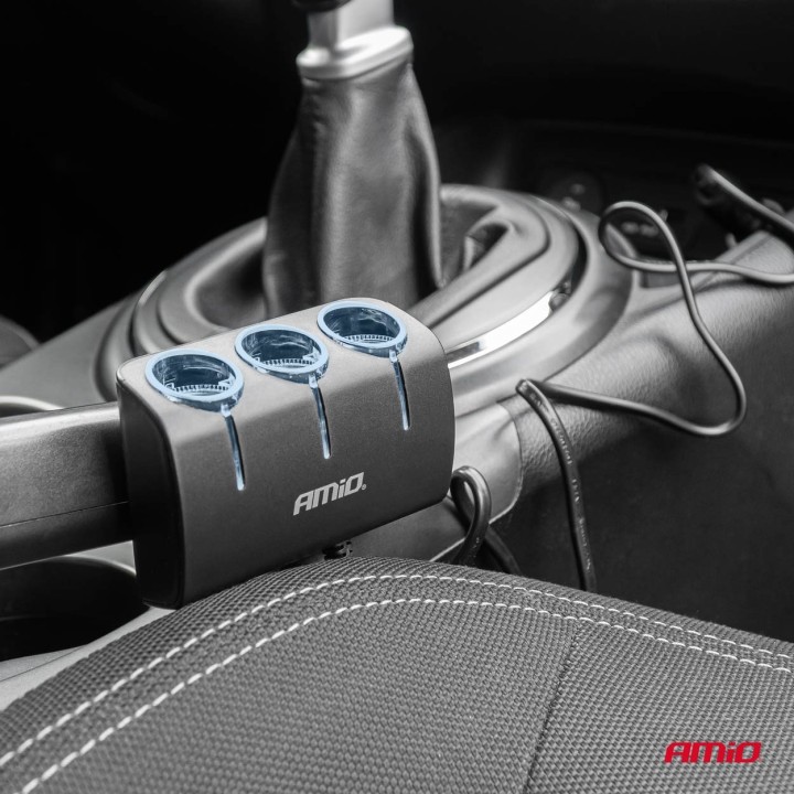 Rozdzielacz gniazda zapalniczki 12V 24V 120W 80cm