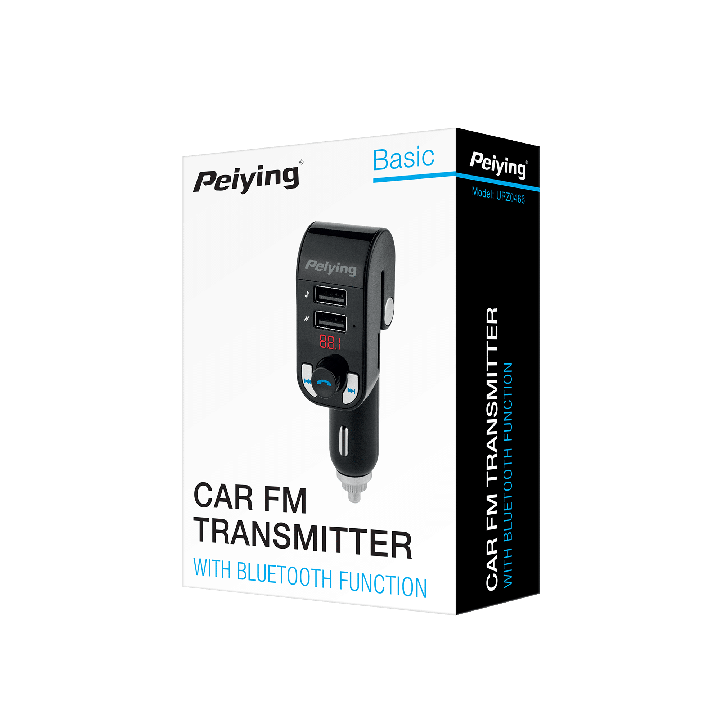 Transmiter samochodowy z funkcją bluetooth (2 gniazda USB)