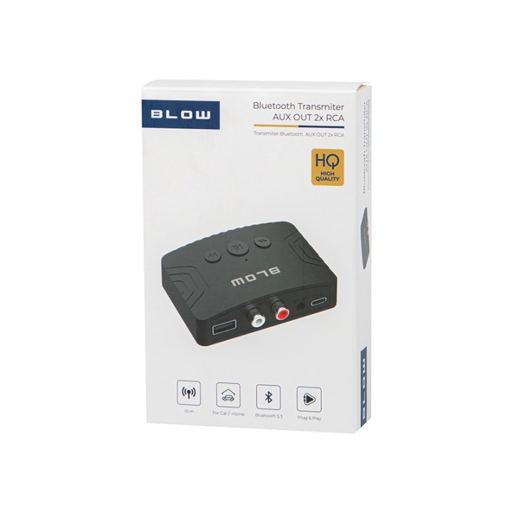Transmiter Bluetooth AUX OUT 2xRCA