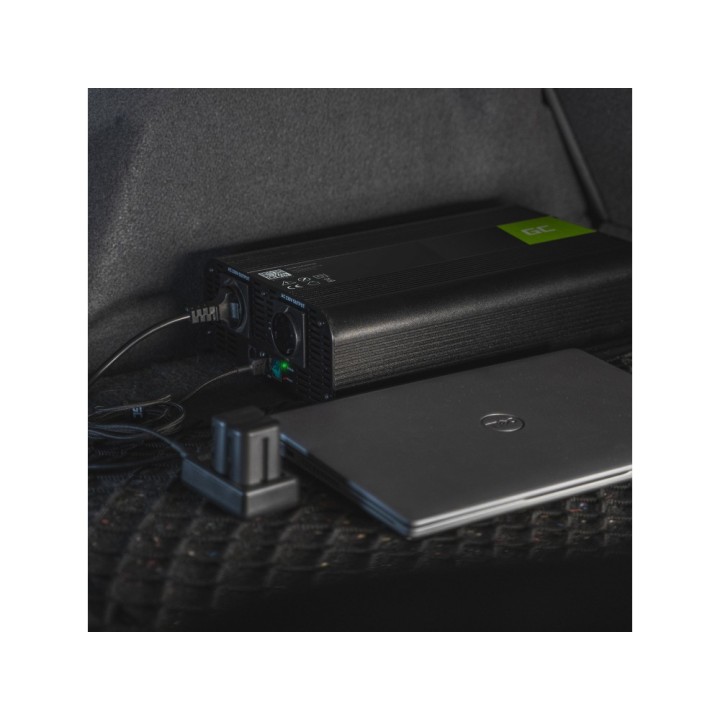 Przetwornica napięcia Inwerter Green Cell 24V na 230V 1000W/2000W Czysta sinusoida