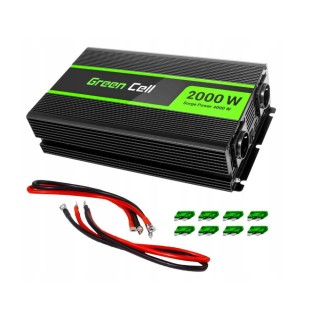 Przetwornica napięcia Inwerter Green Cell 12V na 230V 2000W/4000W Czysta sinusoida