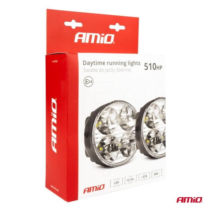 Światła do jazdy dziennej DRL 510HP AMIO-01524