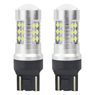 Żarówki 1157 LED CANBUS 24SMD 3030 T20 7443 W21/5W White 12V/24V