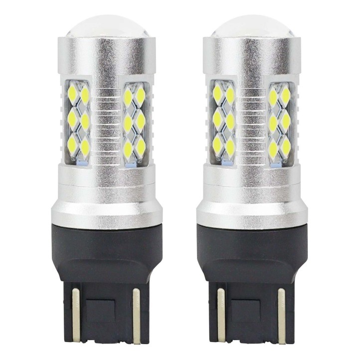 Żarówki 1157 LED CANBUS 24SMD 3030 T20 7443 W21/5W White 12V/24V