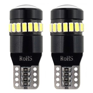 Żarówki LED CANBUS 18SMD 3014 + 1SMD 1SMD T10 W5W White 12V 24V AMIO-02446