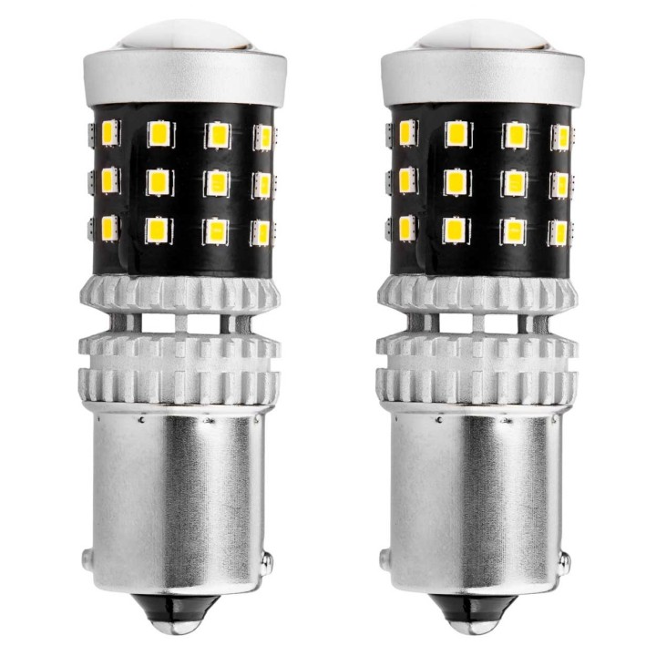Żarówki LED CANBUS 2016 39SMD 1156 BA15S P21W R10W R5W White 12V 24V AMIO-02799