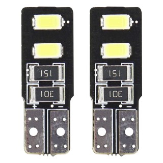 Żarówki LED CANBUS 4SMD 5730 T10 W5W White AMIO-01630