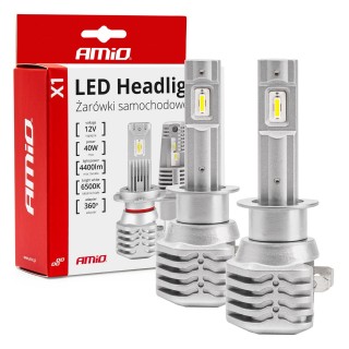 Żarówki samochodowe LED X1 Series AMiO H1