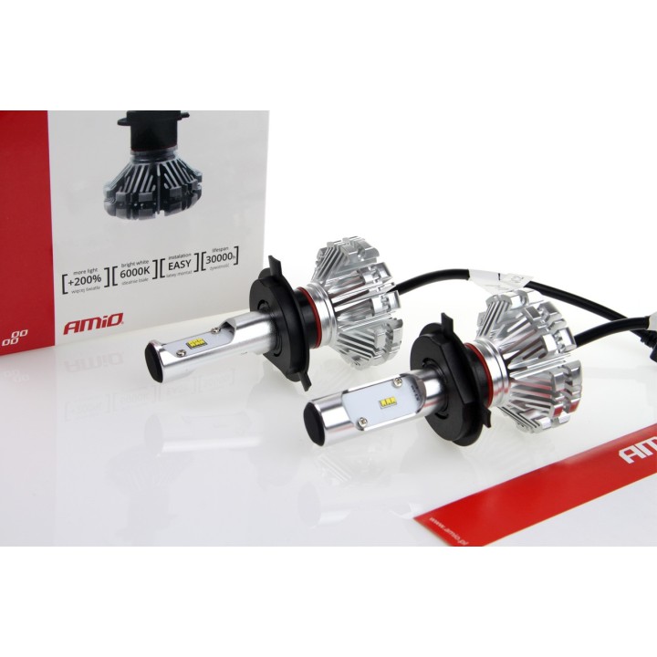 Żarówki samochodowe LED SX Series AMiO H7-1