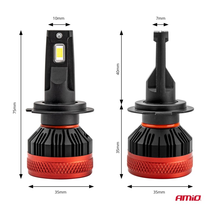 Żarówki samochodowe LED X3 Series AMiO H7