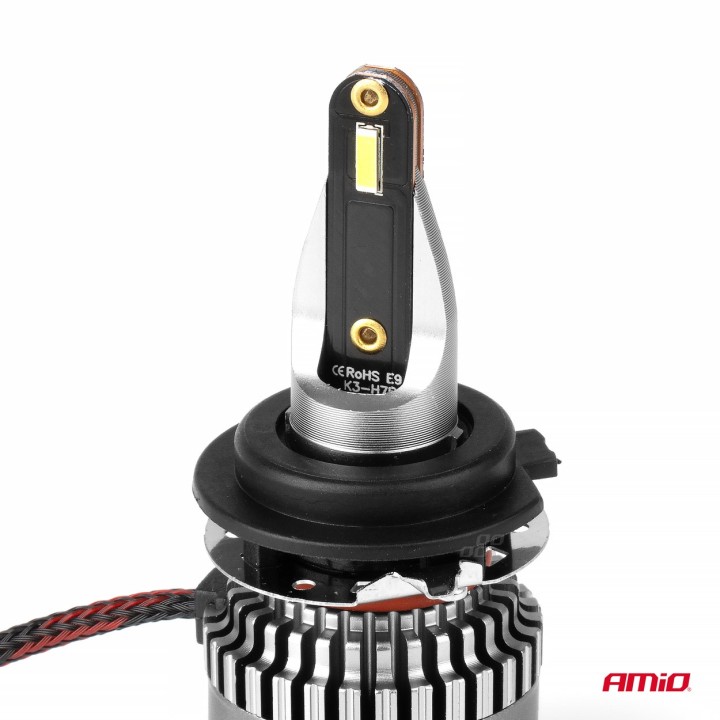 Żarówki samochodowe LED seria K3 H7-6 12V 6000K Canbus AMIO-03685
