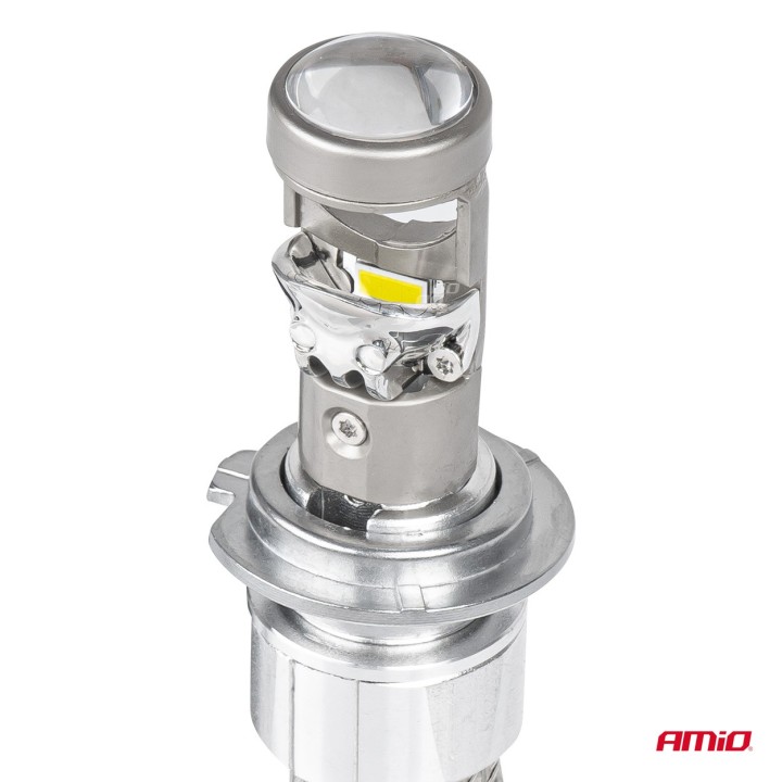 Żarówki samochodowe LED seria FLEX+ H7 H18 soczewka 12V 24V 6000K Canbus