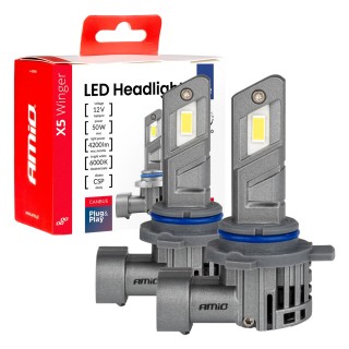 Żarówki samochodowe LED seria X5 Winger HIR2 6000K Canbus AMIO-03950