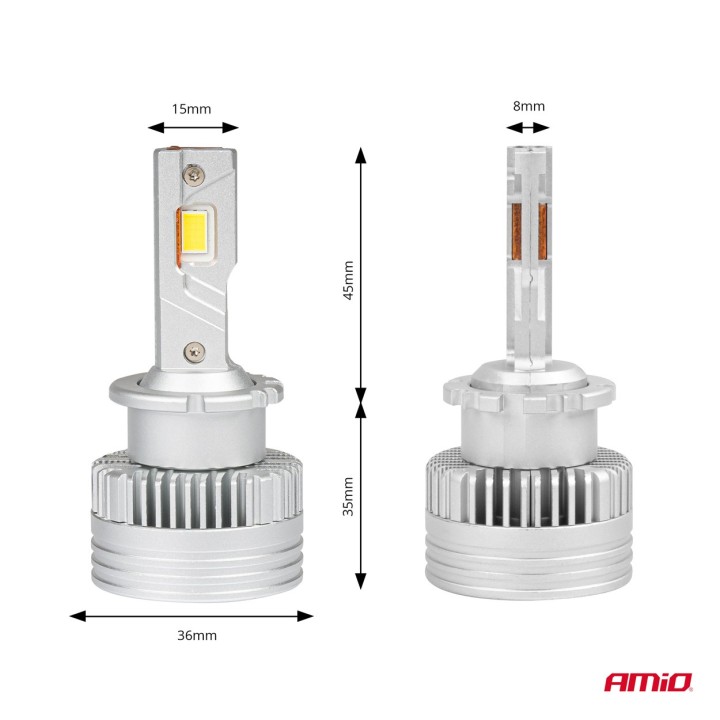 Żarówki żarniki LED seria D-Basic D4S D4R 6000K Canbus AMIO-03629