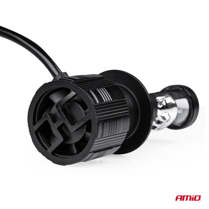 Żarówki samochodowe LED seria PL Lens H7 soczewka 6000K Canbus AMIO-03668