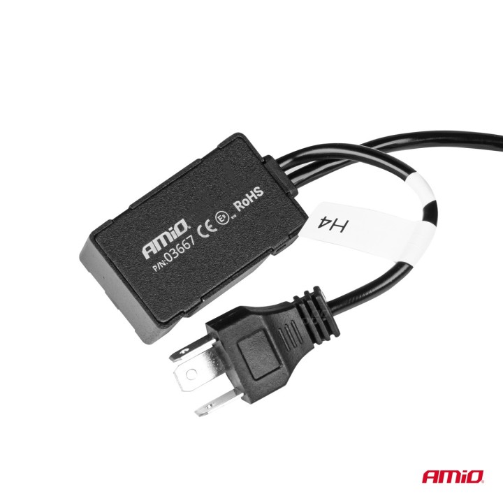 Żarówki samochodowe LED seria PL Lens H4 soczewka 6000K Canbus AMIO-03667