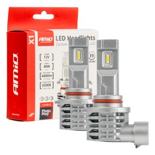 Żarówki samochodowe LED X1 Series AMiO HB3 9005