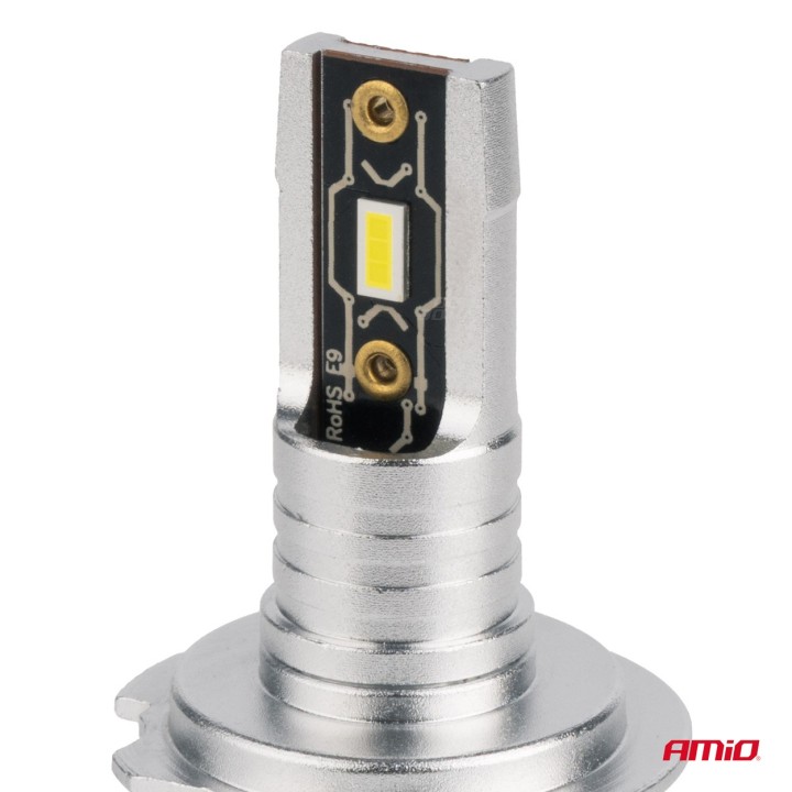 Żarówki samochodowe LED seria H-mini H7 H18 6500K Canbus AMIO-03332