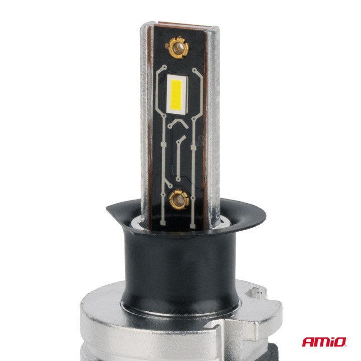 Żarówki samochodowe LED seria H-mini H3 6500K Canbus AMIO-03330