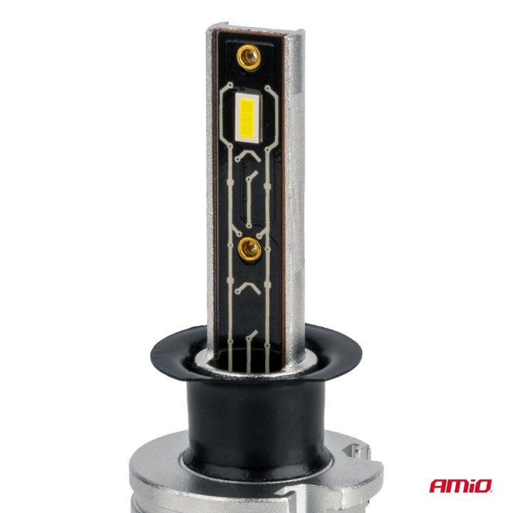 Żarówki samochodowe LED seria H-mini H1 6500K Canbus AMIO-03329